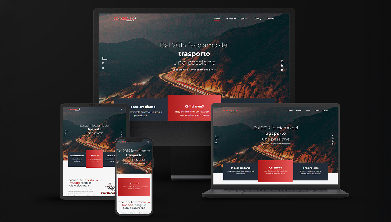 Sito web Torsiello Trasporti