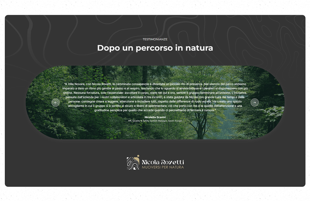Muoversi per Natura – Presentazione Sito Web